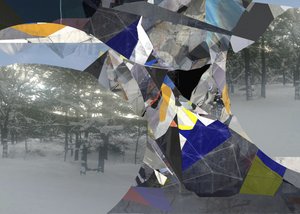 Fractured Winter Landscape