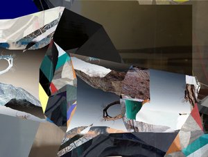 Fragmented Landscape Abstract
