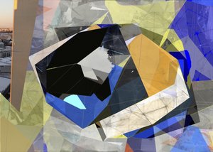 Vibrant Abstract Cityscape by Stefan Fransson