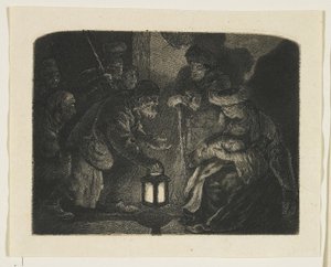 Adoration of the Shepherds by Stefan Juliusz Norblin de la Gourdaine