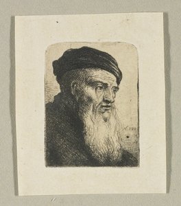 Head of a Man in Three-Quarters Profile by Stefan Juliusz Norblin de la Gourdaine