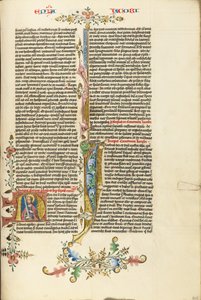 Initial N: Saint James with a Sword by Stefan Lochner