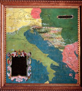 Italy and Yugoslavia (Slavic Countries) Map by Stefano Bonsignori by Stefano Buonsignori
