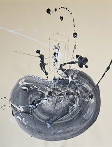 Abstract Swirl Splatter by Stefano Mazzolini