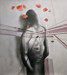 Contemplative Figure Petals