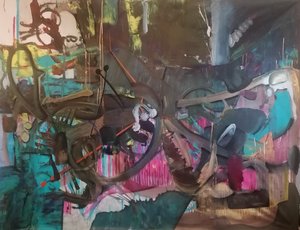 Dark Vibrant Abstract by Stefano Mazzolini