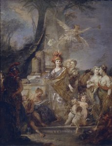 Catherine II as Minerva in the Circle of the Muses
