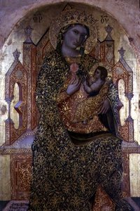 Madonna and Child Enthroned