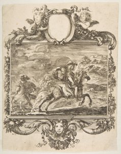 A Cavalier and a Lady on Horseback