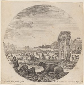 Campo Vaccino by Stefano della Bella
