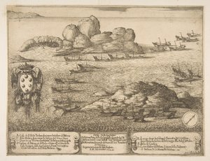 Capture of Two Galleys at Byserta by Stefano della Bella