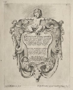 Collection of Various Caprices and New Designs of Cartouches and Ornaments: No 1, Title Page