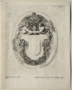 Collection of Various Caprices and New Designs of Cartouches and Ornaments: No 10 by Stefano della Bella