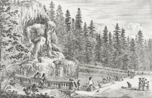 Colossal Statue of the Apennines by Stefano della Bella