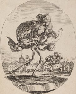 Death Carrying a Child to the Right by Stefano della Bella