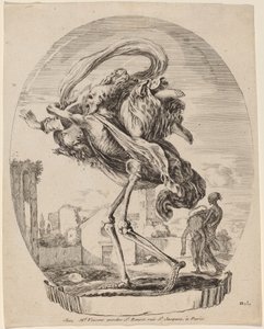 Death Carrying a Woman by Stefano della Bella