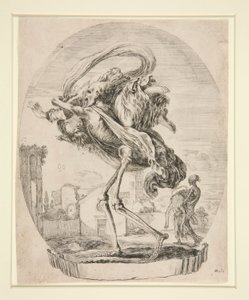 Death Taking a Young Woman by Stefano della Bella