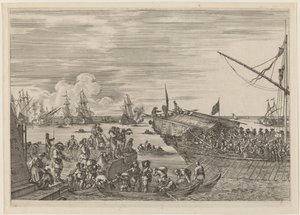 Departure of a Ship by Stefano della Bella
