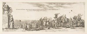 Entrance of the Polish Legation into Rome by Stefano della Bella