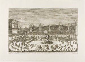 Equestrian Ballet in the Amphitheater of the Boboli Gardens