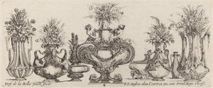 Fantastic Vases, Probably 1646 by Stefano della Bella