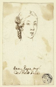 Female Portrait Head by Stefano della Bella