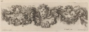 Festoon with Medici Coat of Arms, probably 1648 by Stefano della Bella