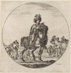 Hungarian Cavalier by Stefano della Bella