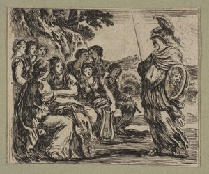 The Nine Muses by Stefano della Bella