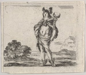 Mercury, from Game of Mythology Jeu de la Mythologie by Stefano della Bella