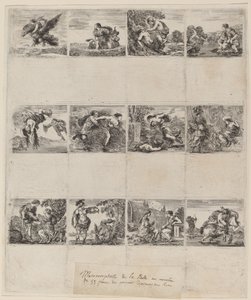 Mythological Playing Cards, 1644 by Stefano della Bella