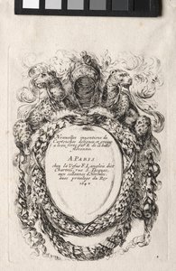 New Model for a Cartouche by Stefano della Bella