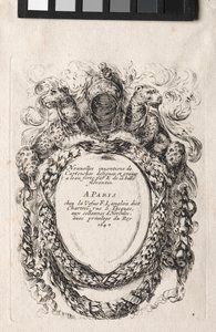 New Model for a Cartouche by Stefano della Bella
