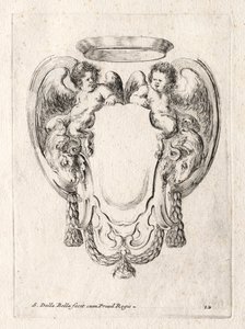New Model for a Cartouche by Stefano della Bella