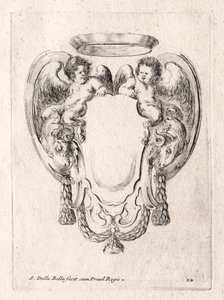 New Model for a Cartouche, 1647 by Stefano della Bella
