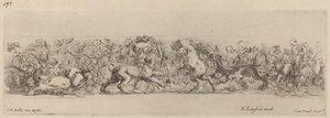 Ornamental Frieze with Grape Vine by Stefano della Bella