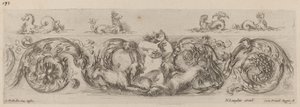 Ornamental Frieze with Marine Creatures
