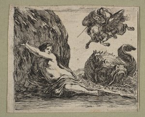 Perseus and Andromeda by Stefano della Bella