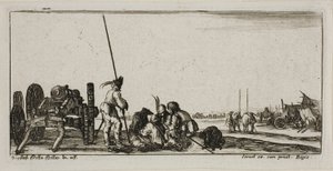 Plate Nine from Drawings of Several Movements by Soldiers