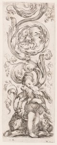 Plate, from the series Ornaments or Grotesques by Stefano della Bella