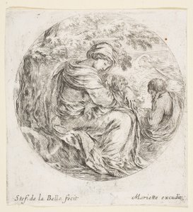 Rest on the Flight into Egypt, ca. 1641 by Stefano della Bella
