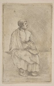 Seated Ecclesiastic by Stefano della Bella