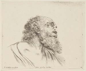 Study (The Principles of Drawing, 19) by Stefano della Bella