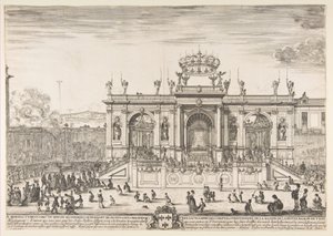 The Procession of the Holy Sacrament by Stefano della Bella