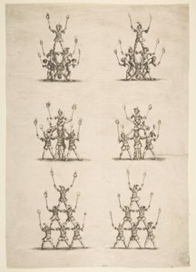 Thirty-six Acrobats in Six Groups