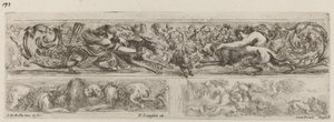 Three Ornamental Bands, probably 1648 by Stefano della Bella
