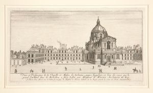 View and Perspective of the Chapel and House of Sorbonne by Stefano della Bella