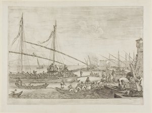 View of Fortifications, from Views of the Port of Livorno