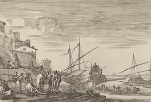 View of Several Houses Facing the Port, probably c. 1654-1655