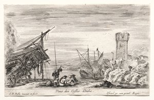 View of the Italian Coast by Stefano della Bella